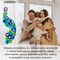 Wind Chimes Capiz Sea Glass Shells Large 27 Inch outside Windchimes Peacock Home Decor Outdoor Garden Patio Yard Lawn Unique Gifts for Mom Grandma Woman Sympathy Memorial Remembrance